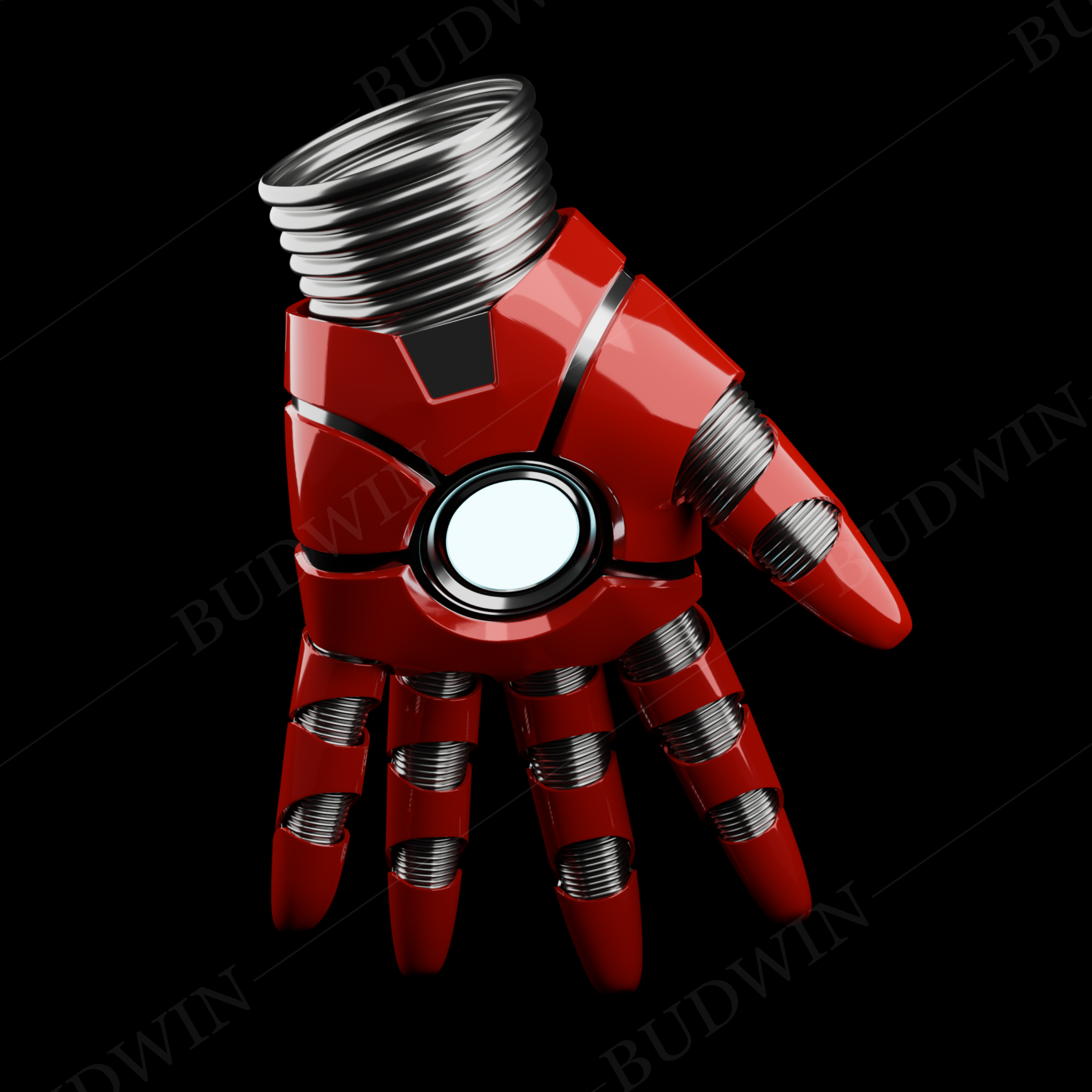 Miniatura 14 do modelo 3D Iron-man Hand set