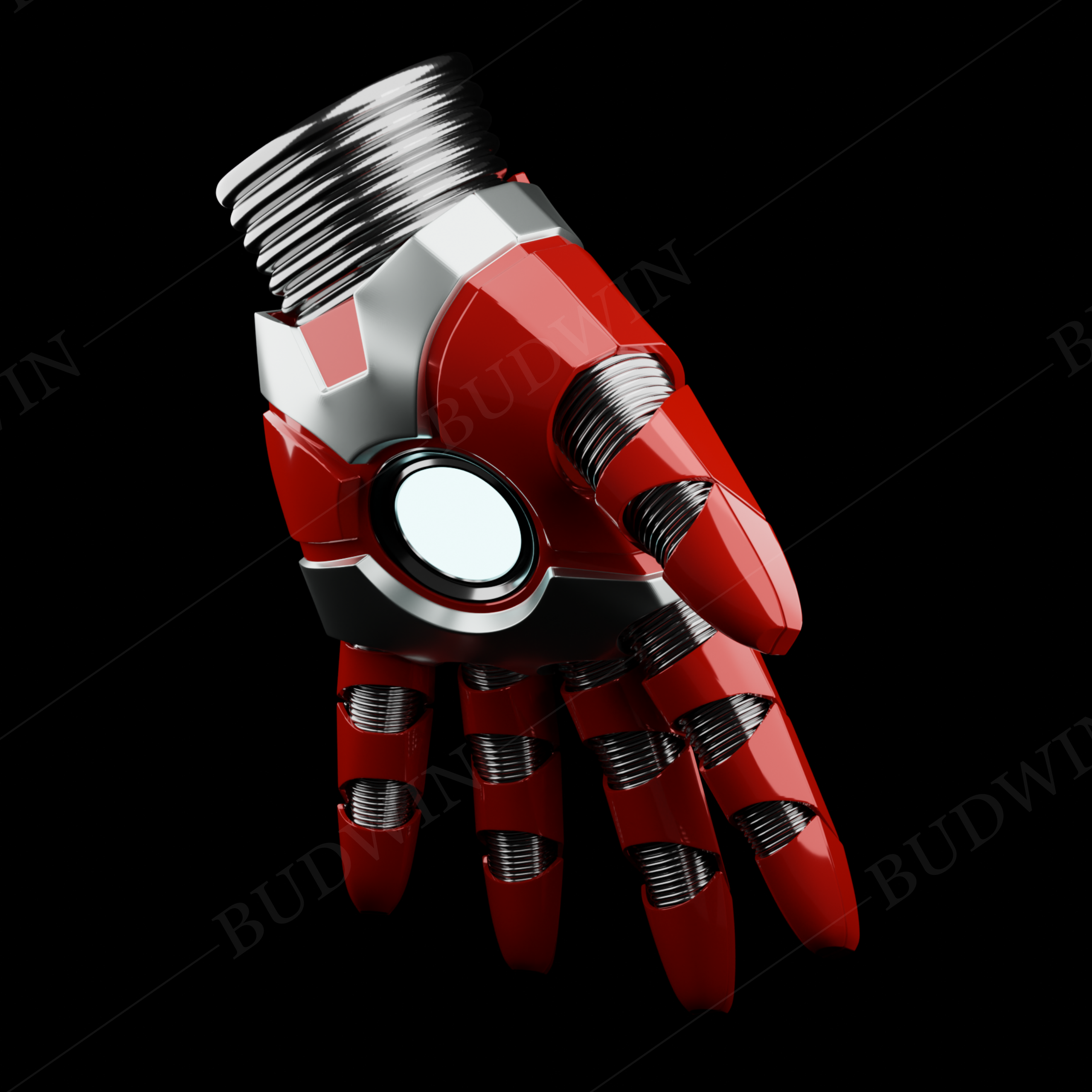 Miniatura 15 do modelo 3D Iron-man Hand set