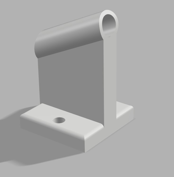 Voron Filament guide for top spool holder