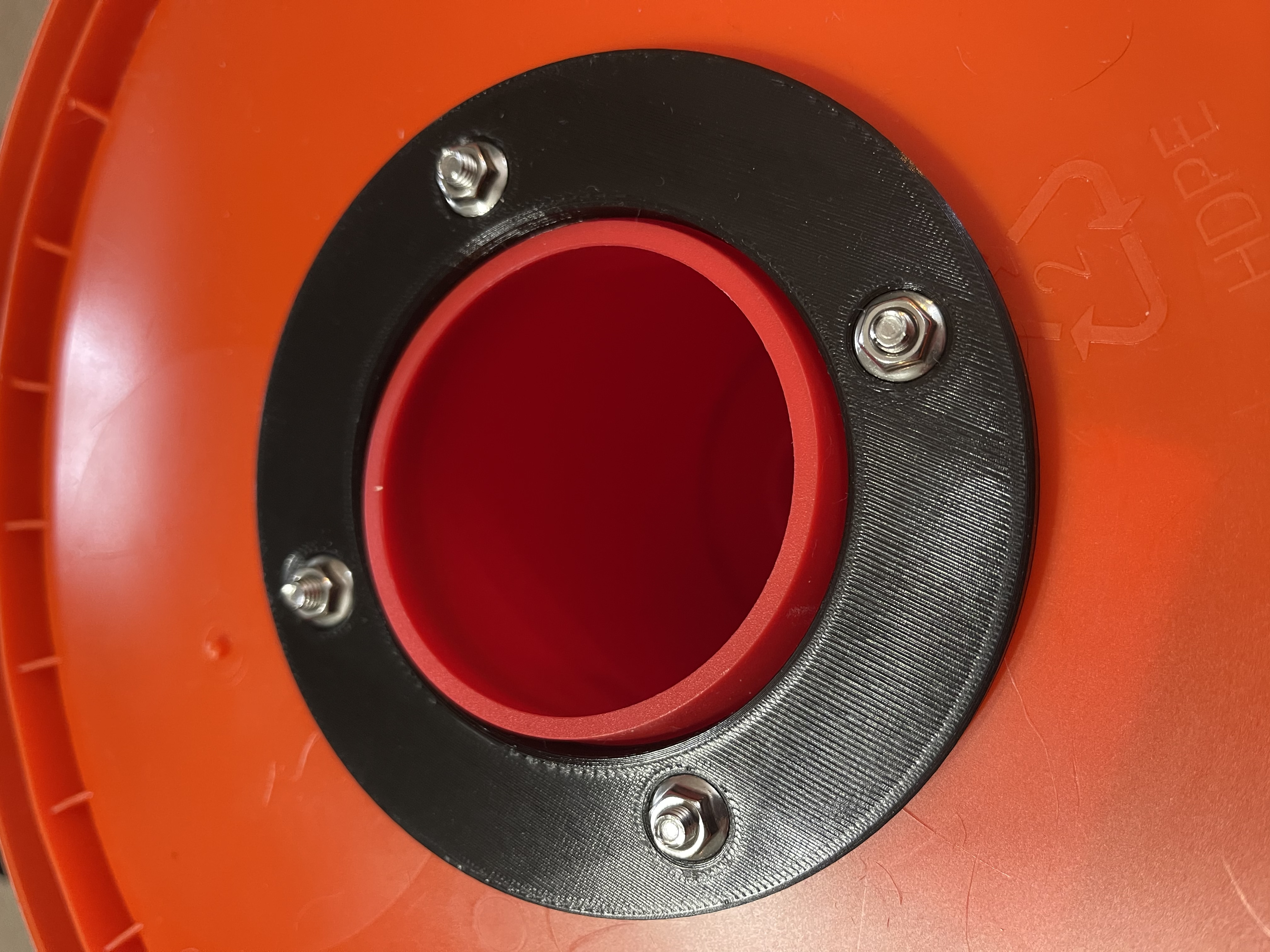 Harbor Freight / Bauer Dust cyclone separator lower flange