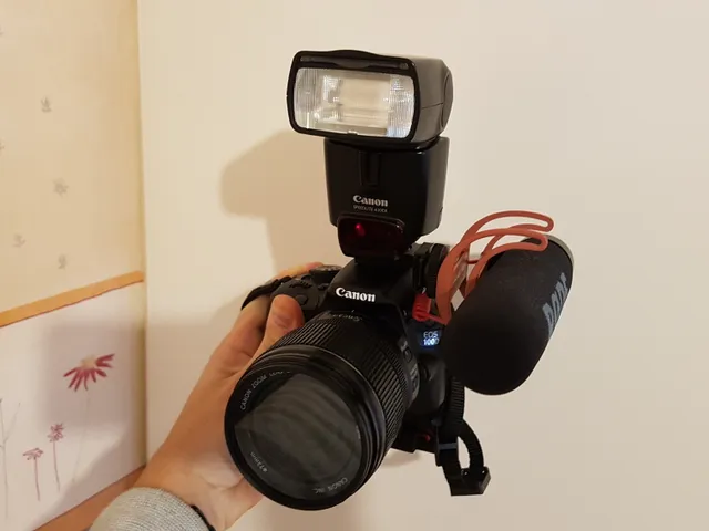 Microphone and Flasher Combiner - clamp to Hotshoe