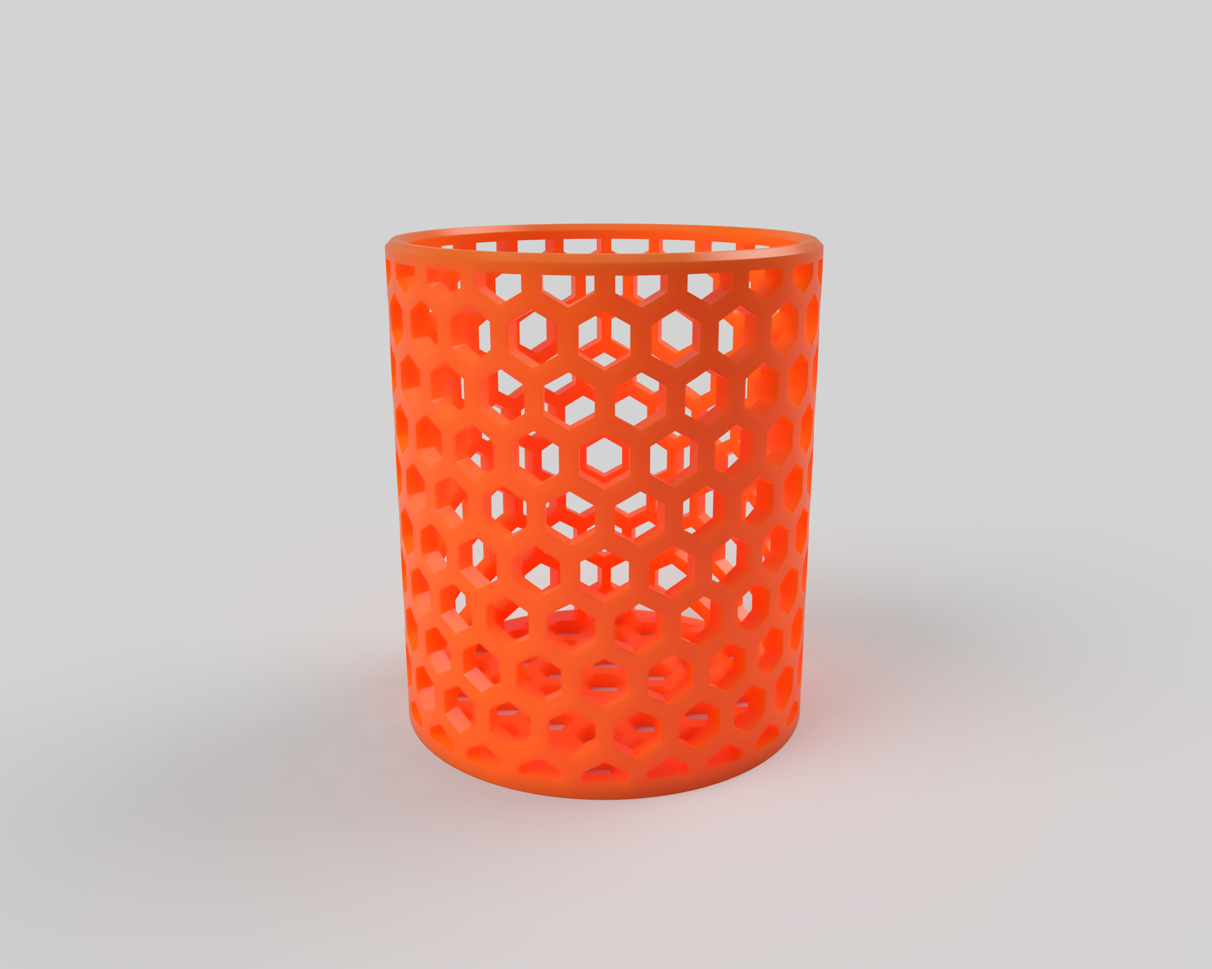 Stylish Hexagonal Pen Cup