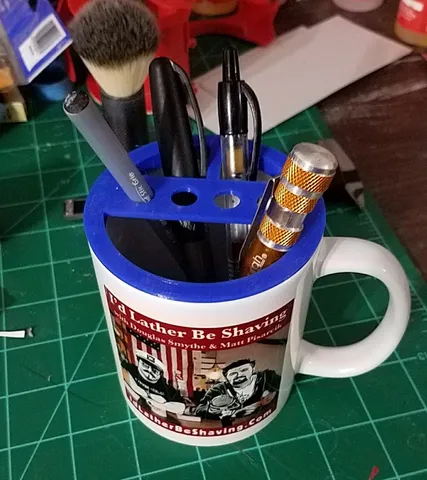 Coffee Mug Pen Organizer