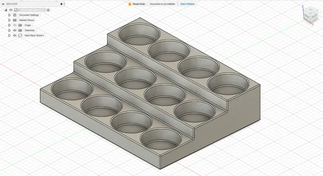 Paint Rack for 40mm Paint Bottle