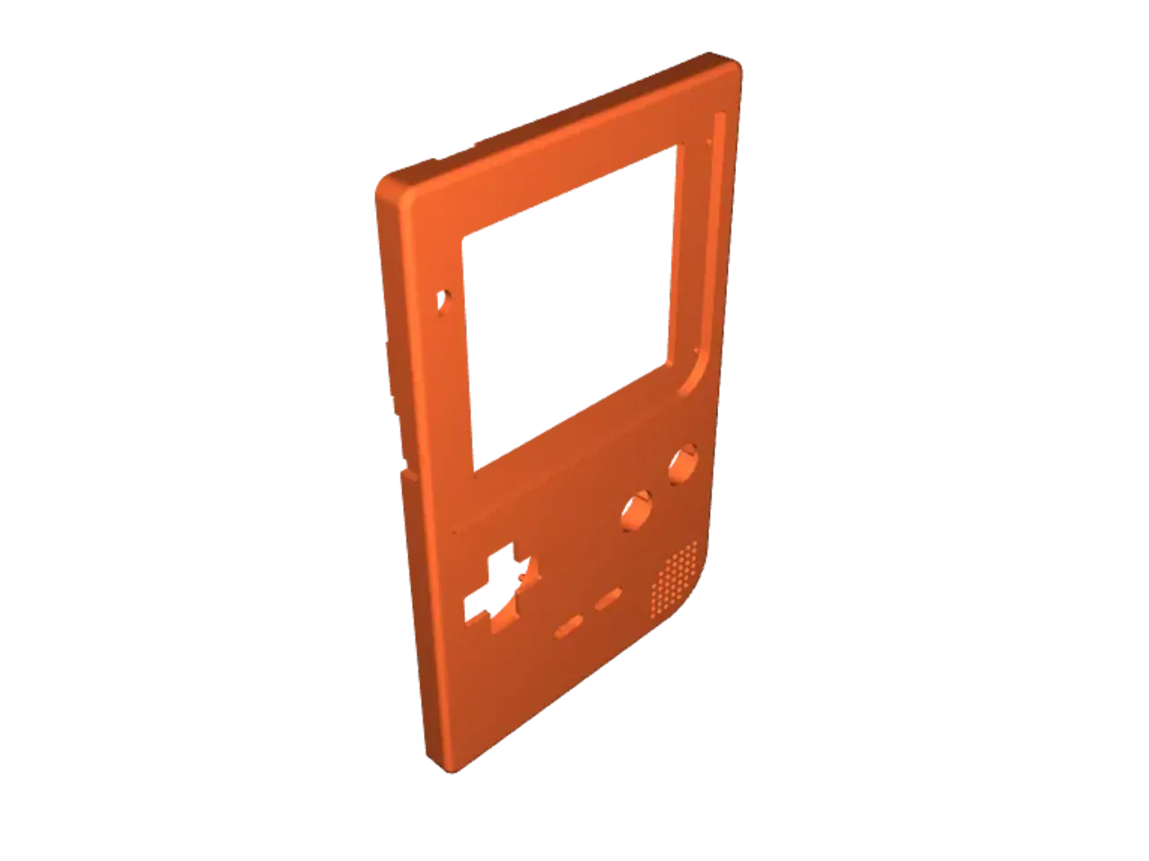 FDM Friendly OEM compatible gameboy pocket front STL by JosephTomkins |  Download free STL model | Printables.com