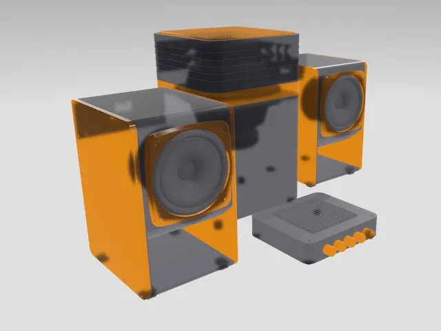 2.1 Sub Speakers and AMP