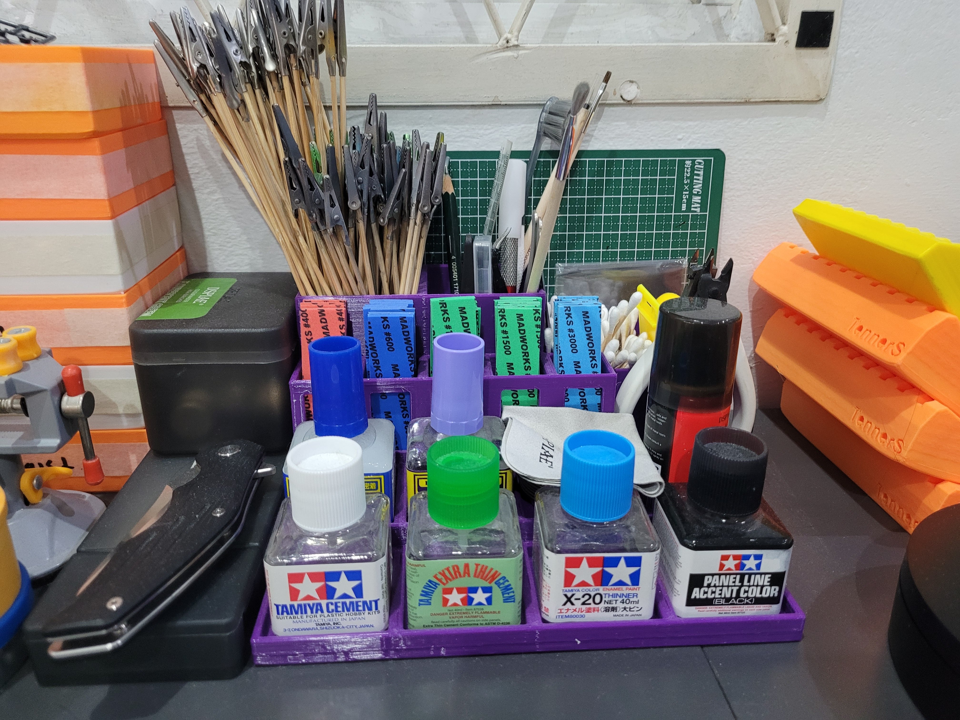 hobby model-kit and gundam-kit organizer tools