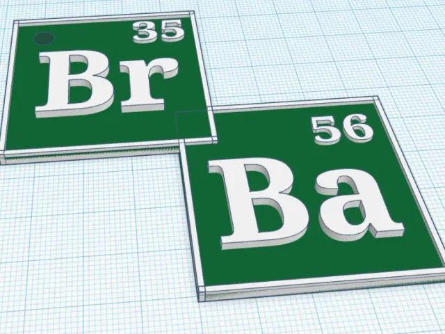 breaking bad keychain