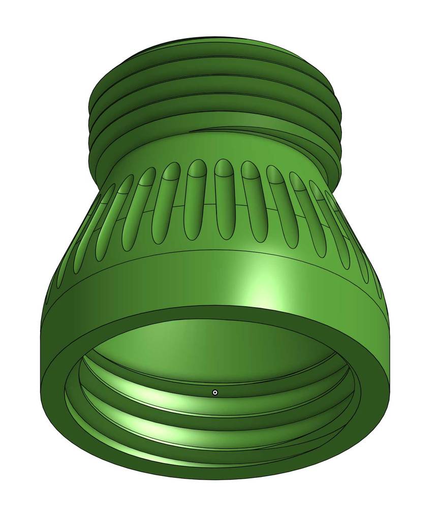 Intex Pool Drain to Hose adapter by Download free STL model