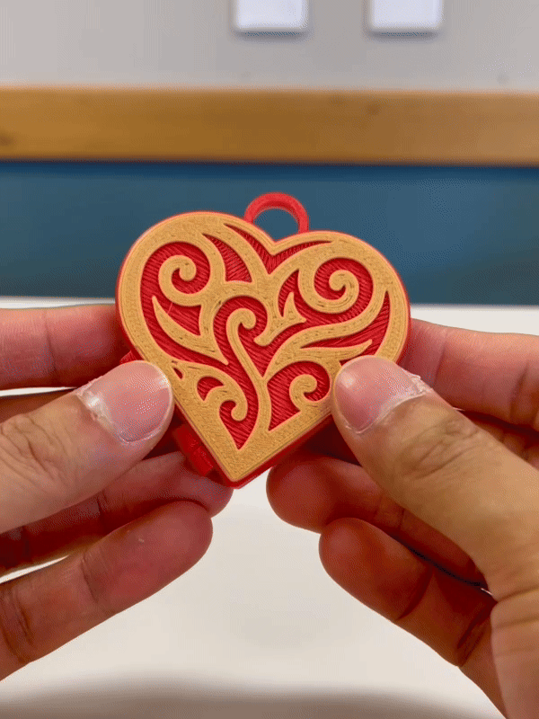 Multi-Colour Heart Locket (No AMS Needed!)