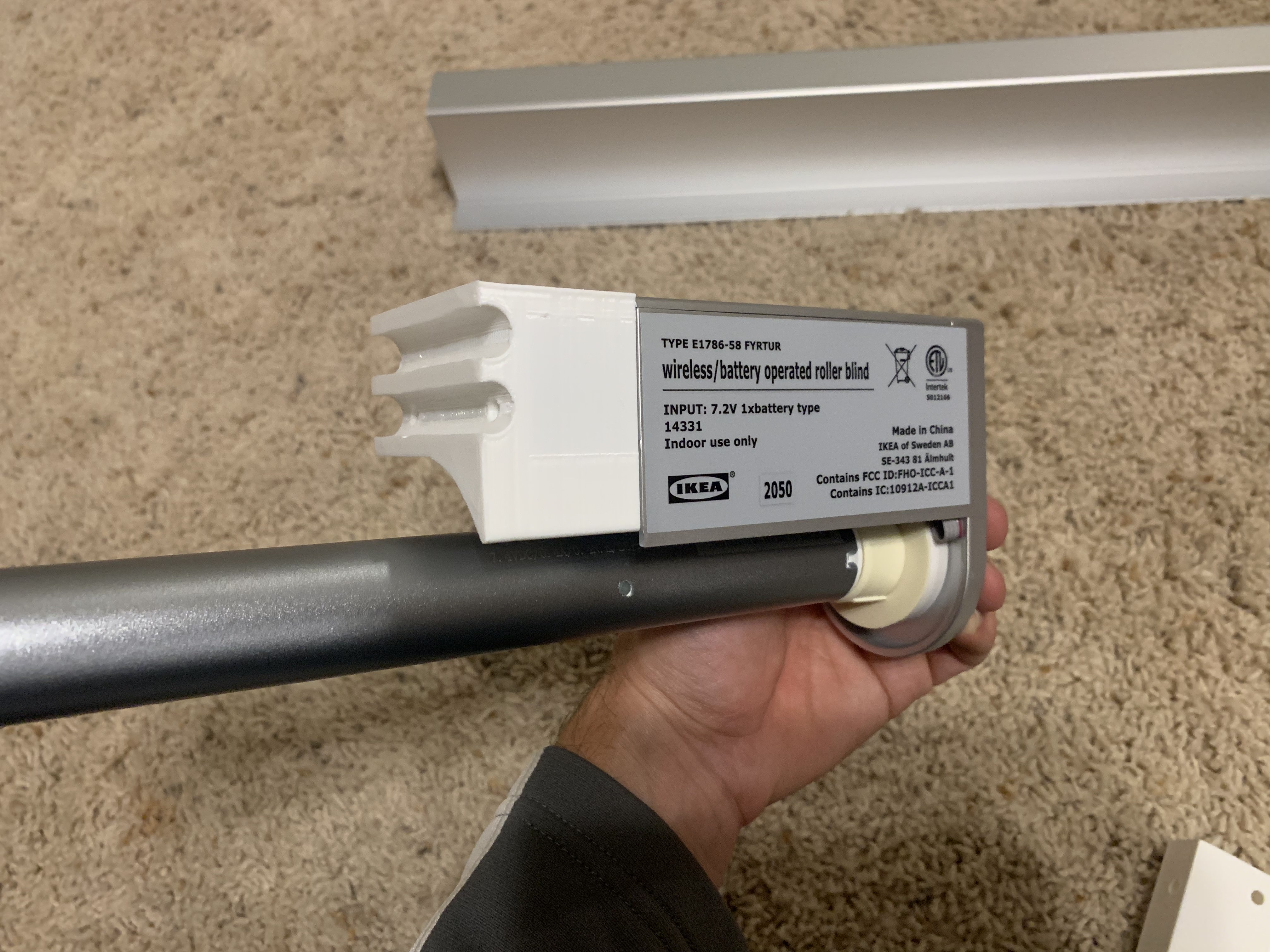 IKEA Fyrtur Blind Brackets Automate Any Window Size by ahubs