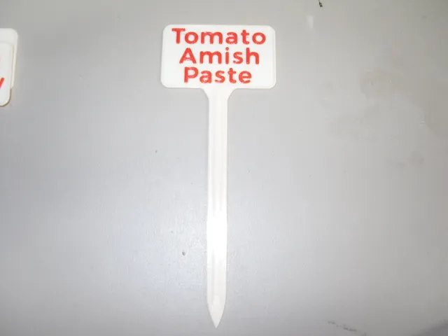 Plant Label Tomato Amish Paste