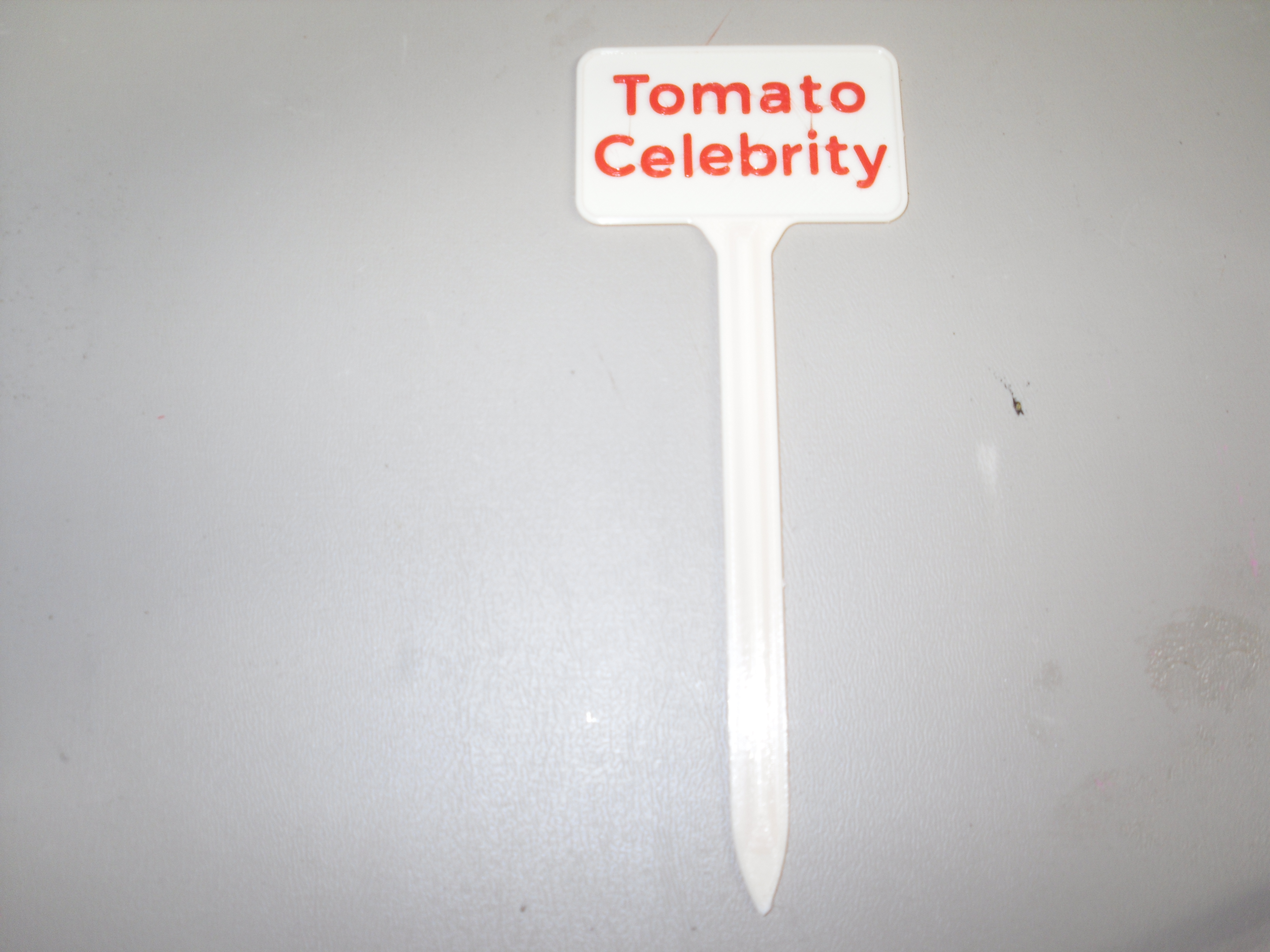 Plant Label Tomato Celebrity