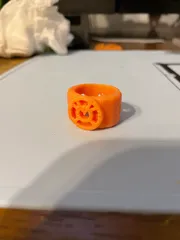 Orange Lantern Ring
