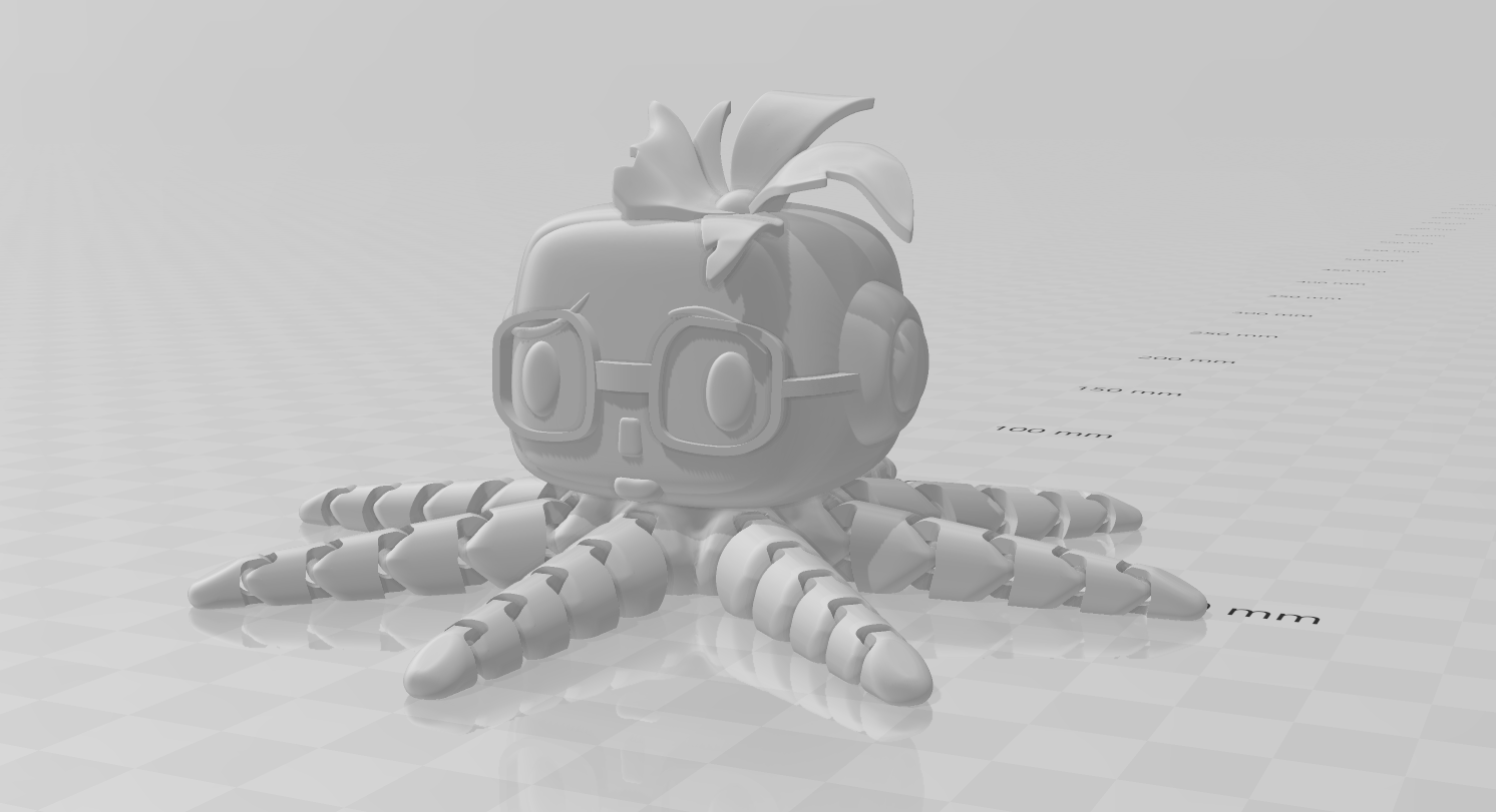 3DPN Super Hero Octopus