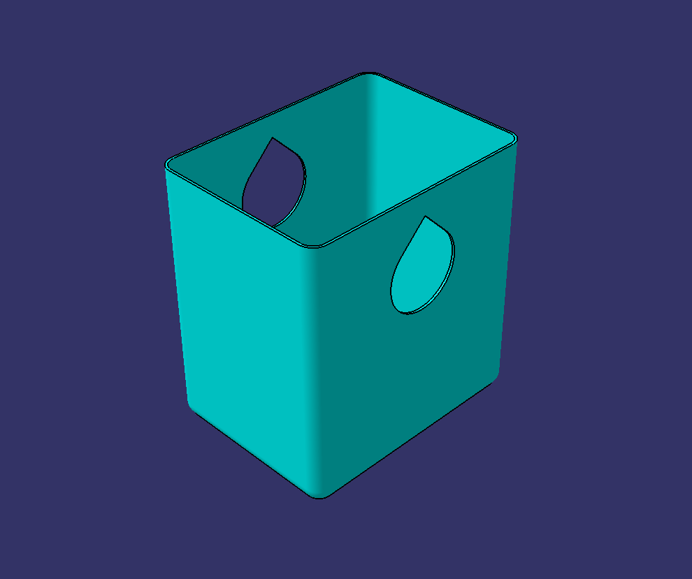 Miniatura 2 do modelo 3D Simple Drawer