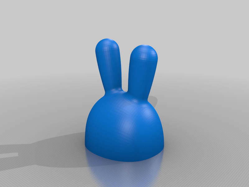 Big Bunny Head by nilson_fx Download free STL model
