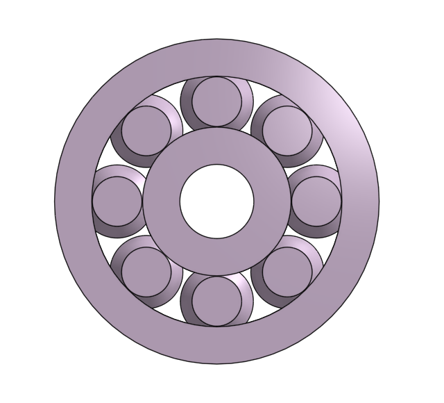Roller Bearing Fidget - Updated