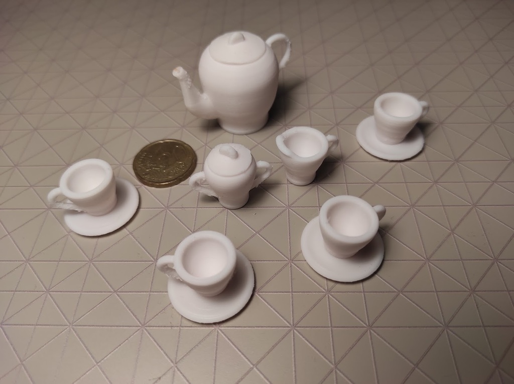 Miniatura 3 do modelo 3D Mini Tea Set