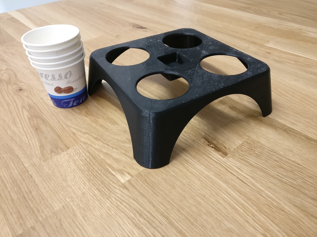 4 Espresso Cup Holder by HiRez99 Download free STL model