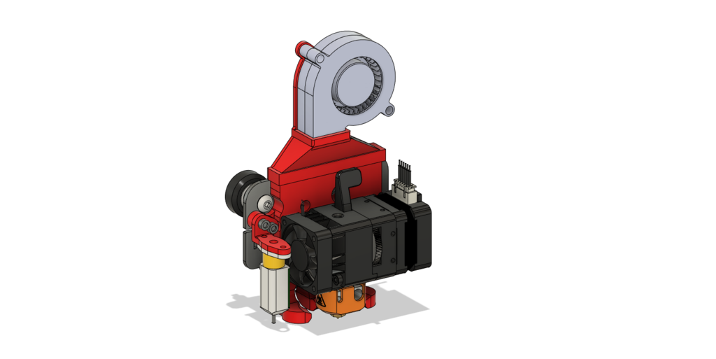 BiQu H2 Ender 5 Plus BlowThrough mount