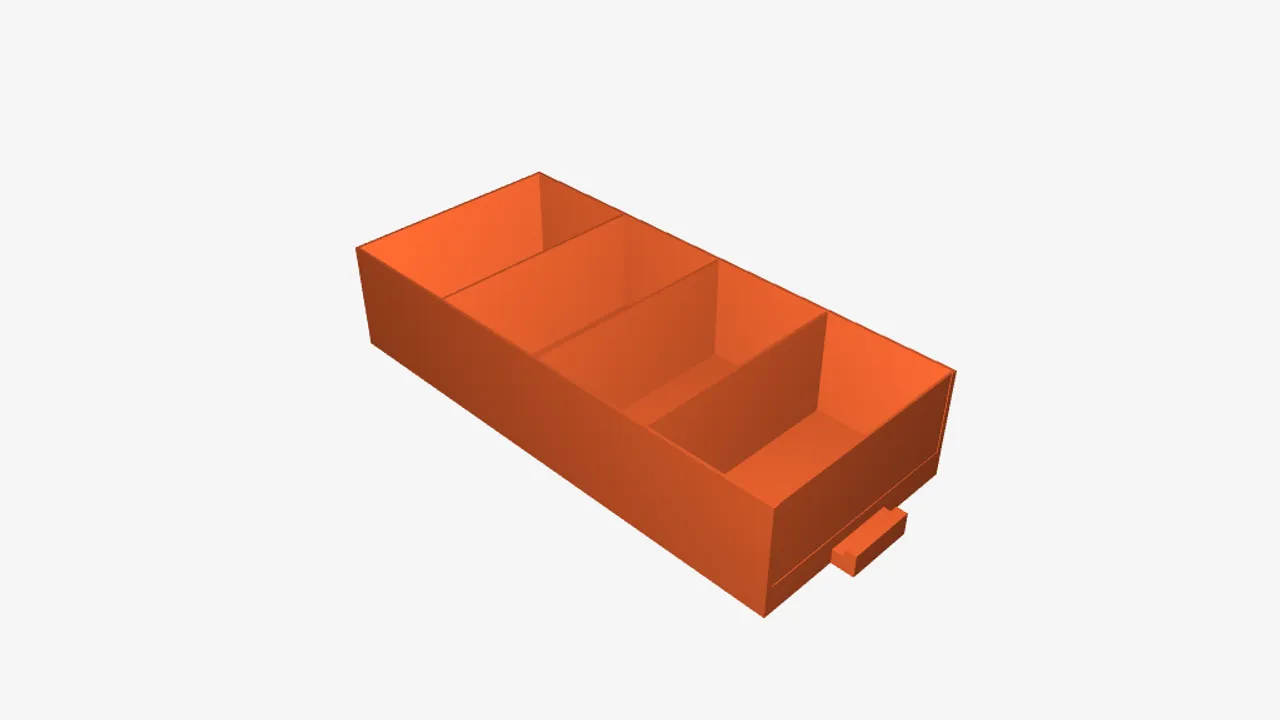 Customizable Mini Storage Drawers - OpenSCAD by smartroad, Download free  STL model