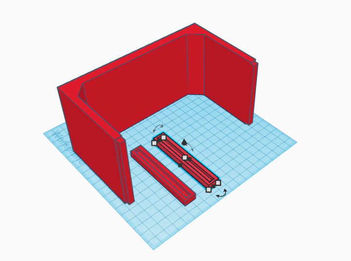 Miniatura 2 do modelo 3D Modular Tabletop Shelf