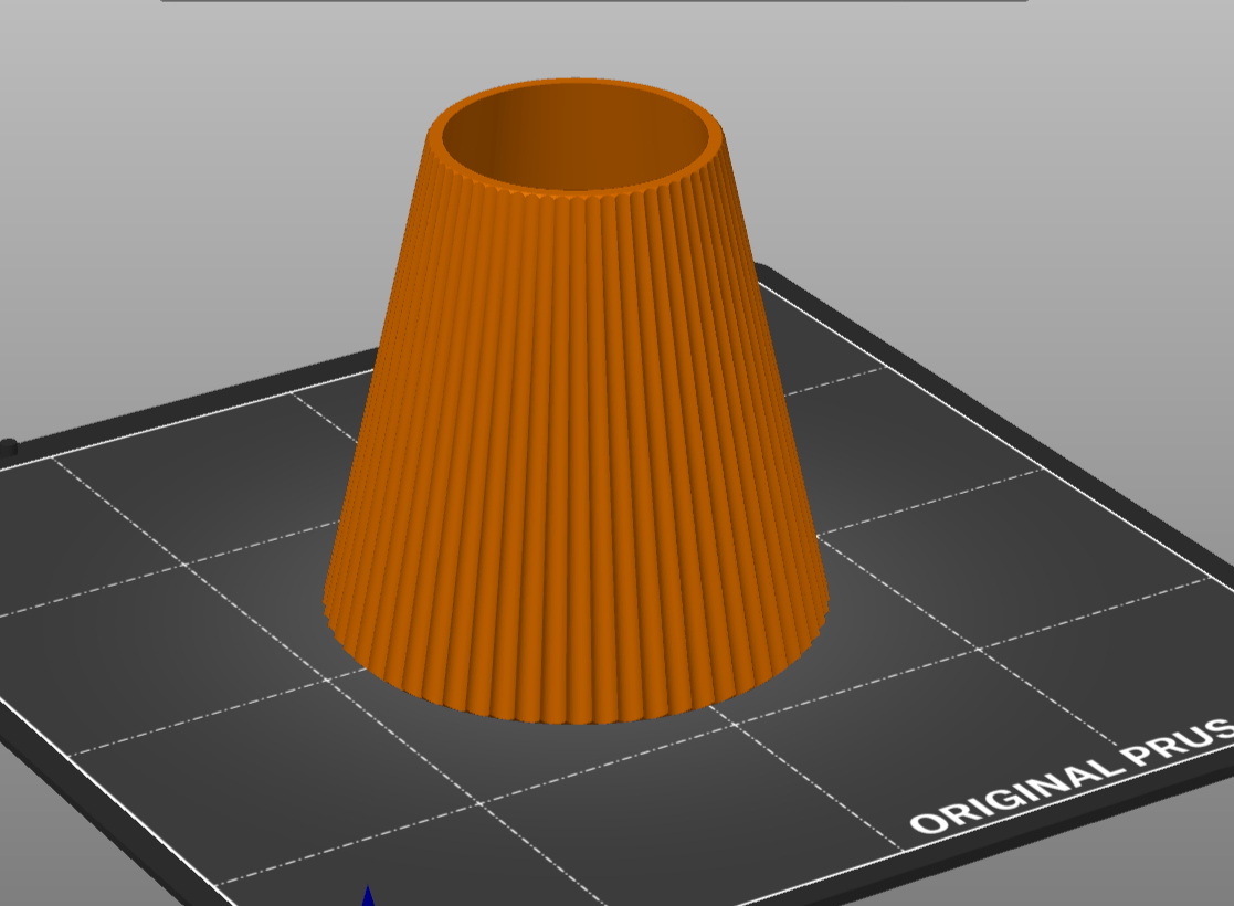 Cone pen holder