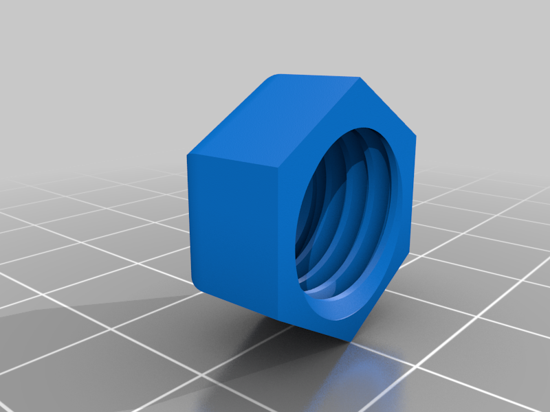 Miniatura 2 do modelo 3D Bulkhead compression fitting