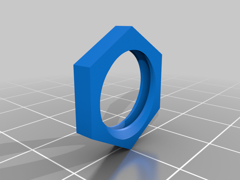 Miniatura 5 do modelo 3D Bulkhead compression fitting
