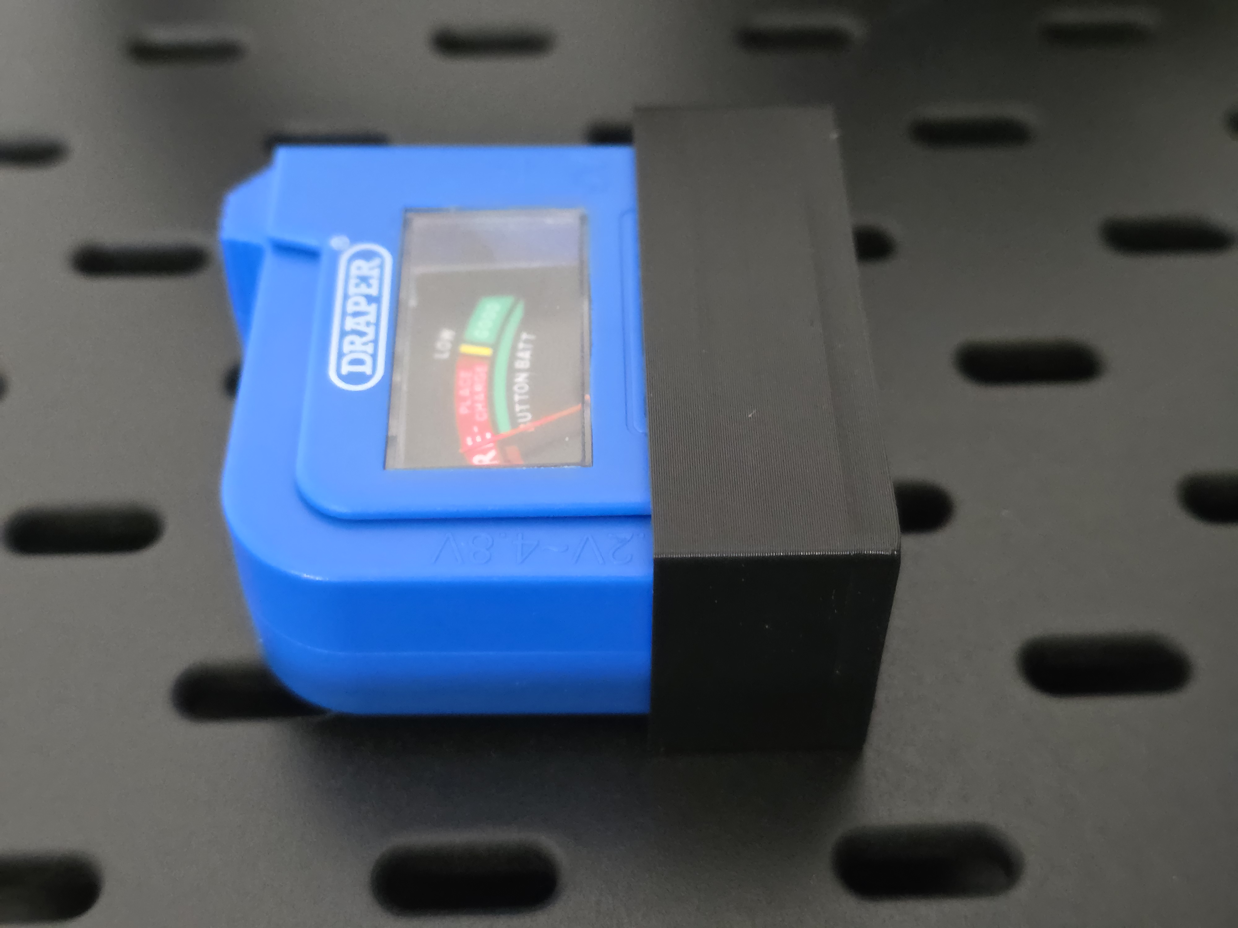 Skadis holder for Draper 10209 Battery Tester