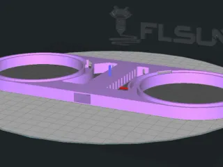 FLSUN SR - LED Ring Light Mount by Diabolik