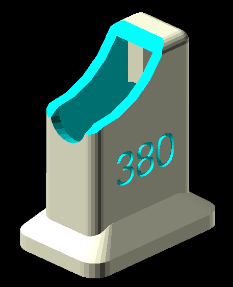 Pistol magazine speed loader for 380 Auto