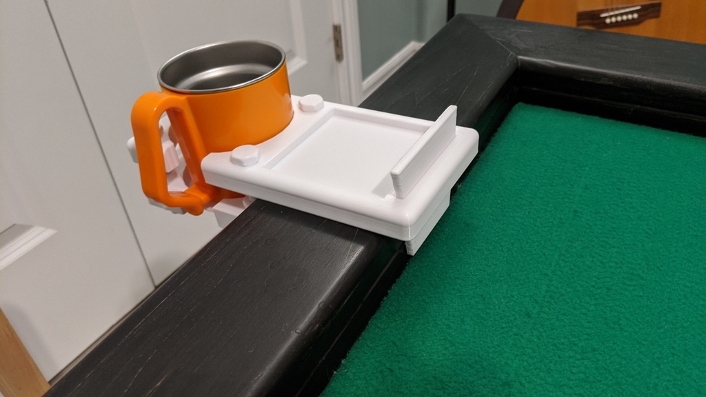 Game Table Cup Holder by gord888 Download free STL model