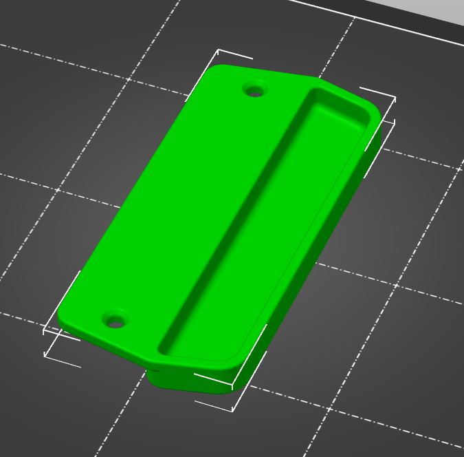 Sliding screen door handle