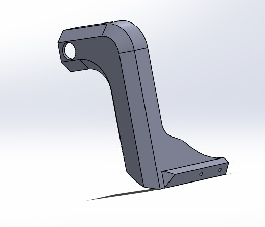 Suporte sensor de filamento impressoras JP3D modelos CV 3D model