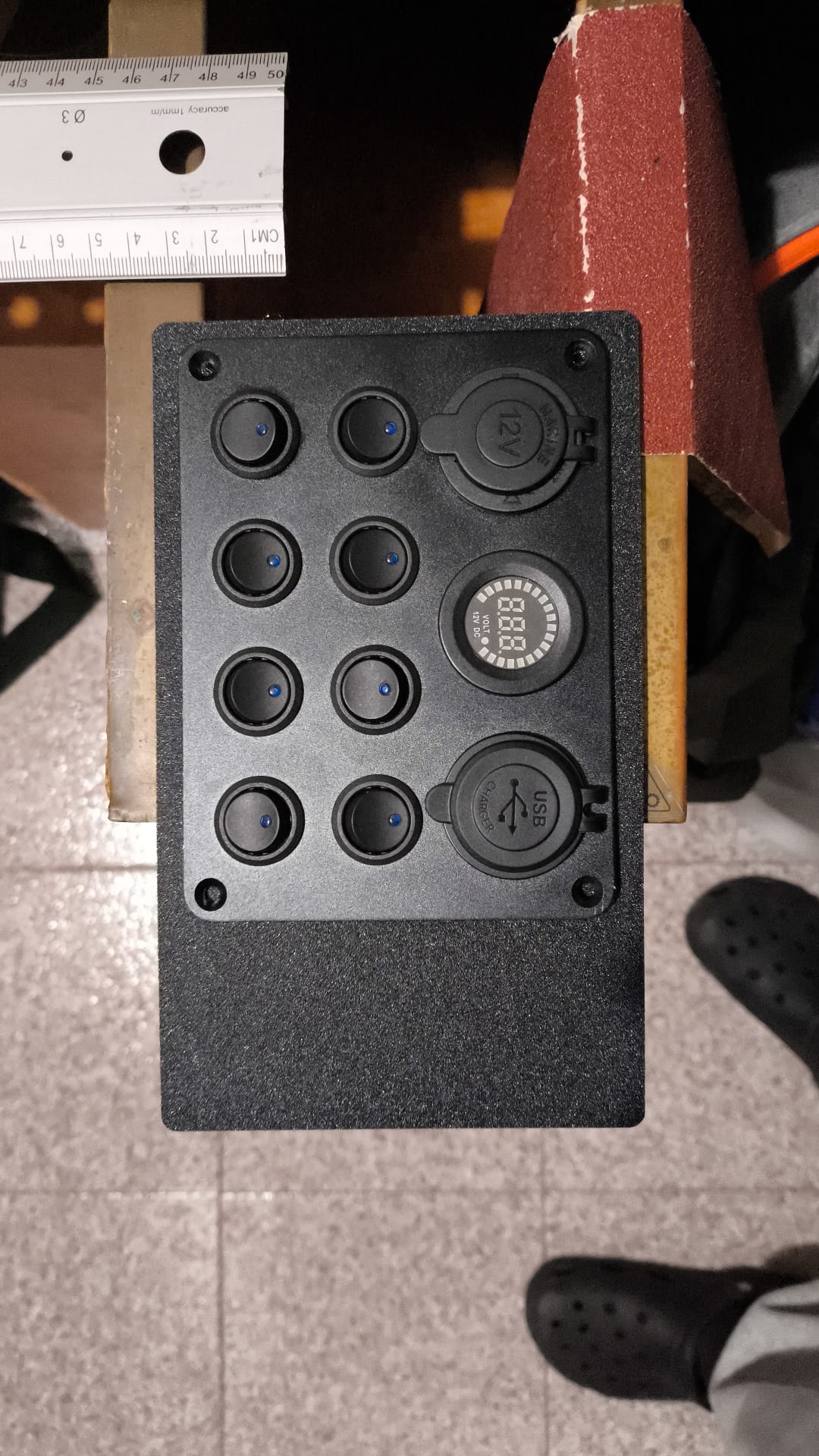 Miniatura 2 do modelo 3D button panel for boat