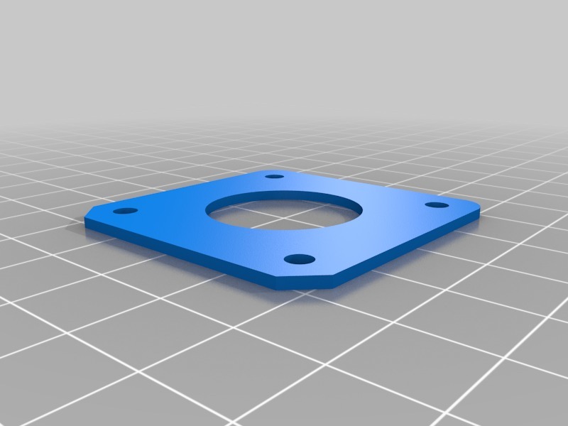 Monoprice Select Mini MK8 (creality style) extruder spacer by ...