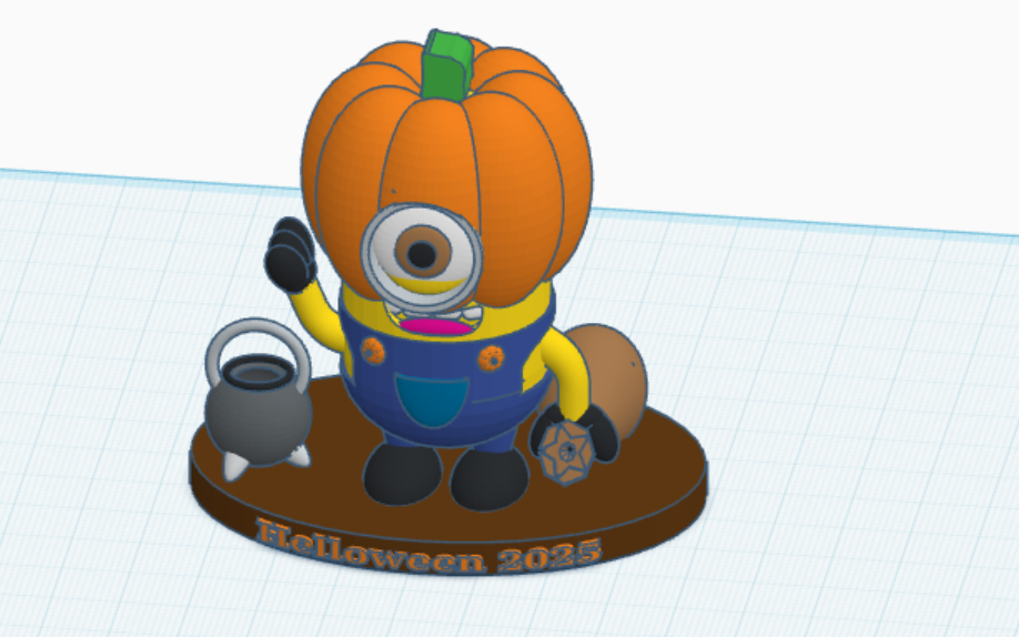 Mimoň na Halloween s pytlem (Halloween Minion with bag)
