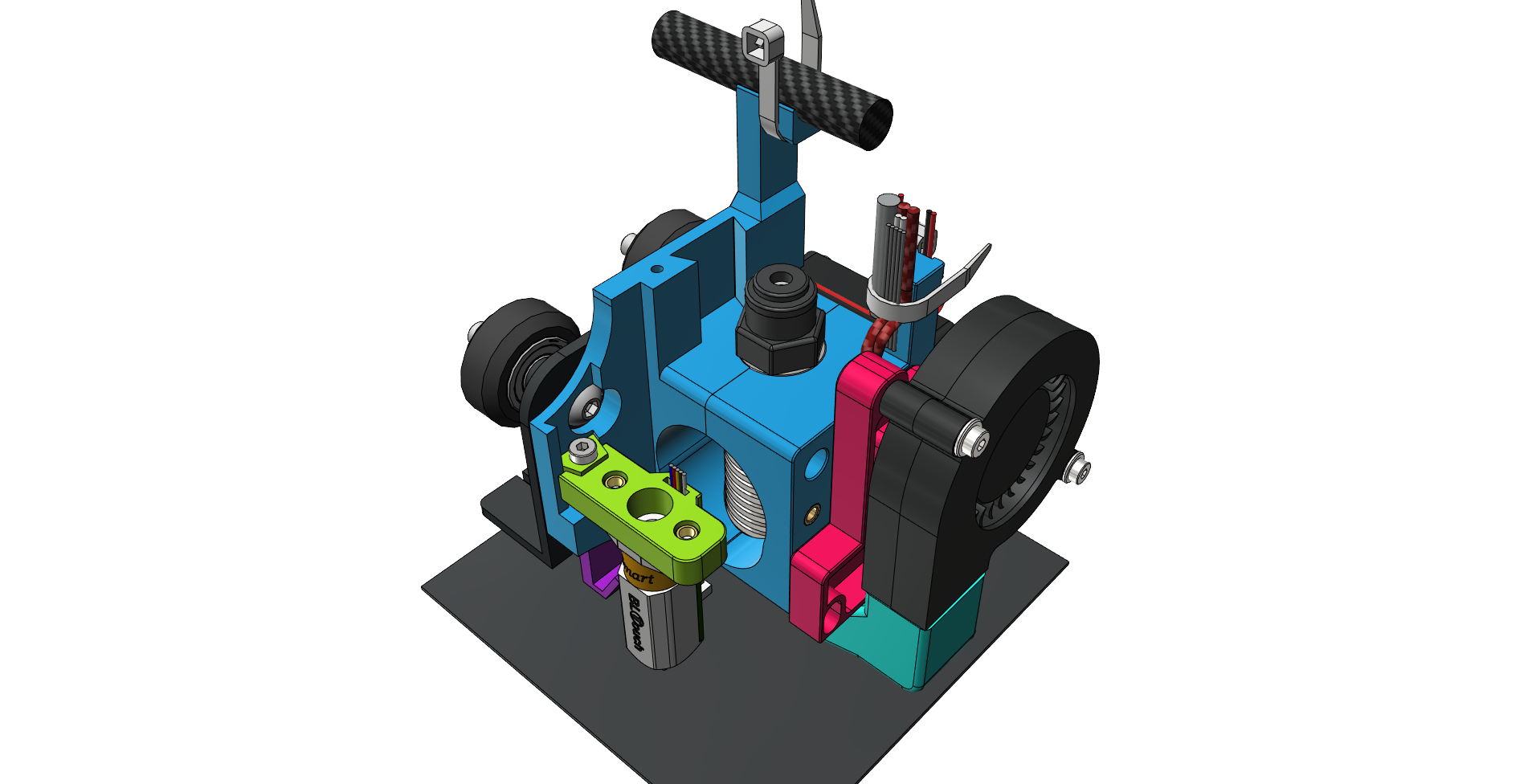 Filament-Cutter for Ender-3 (E3D-V6 Hotend)