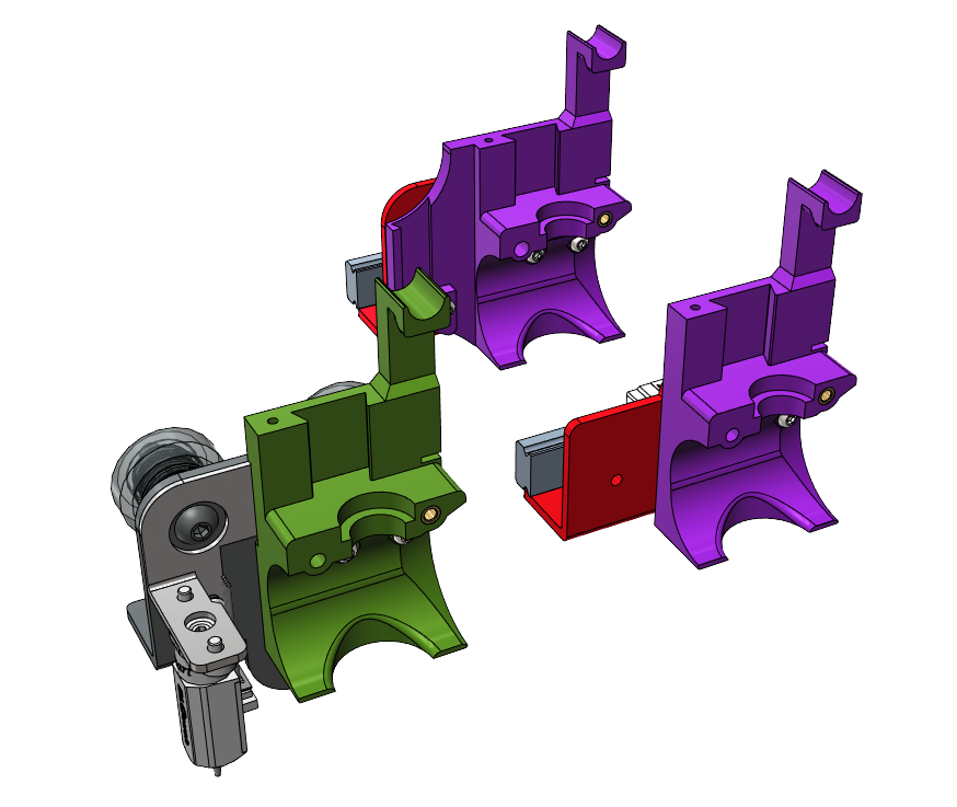 Filament-Cutter for Ender-3 (E3D-V6 Hotend) new Options