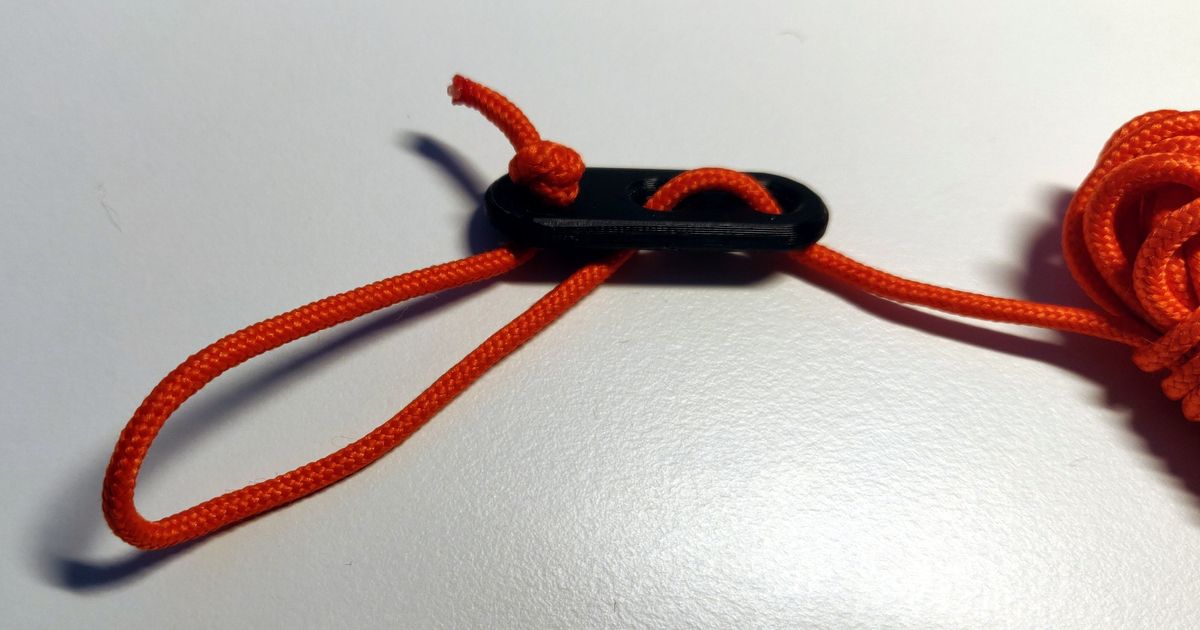 Tent guyline/paracord tensioner by Vorpal