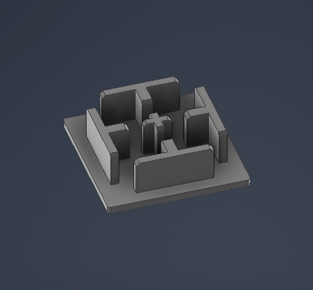 Aluminum Extrusion 2020 Endcap