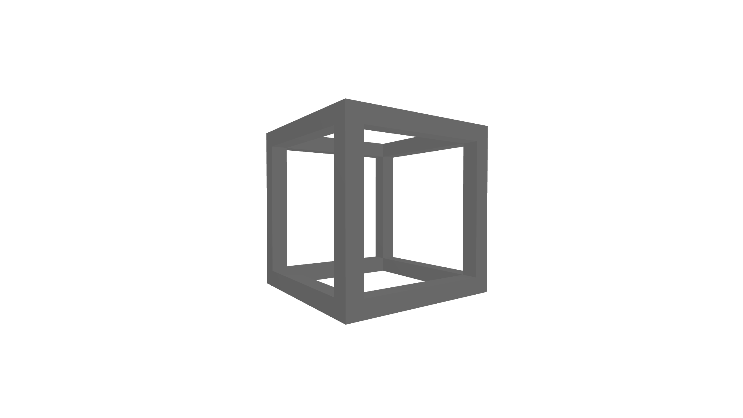 20x20 shelved cube
