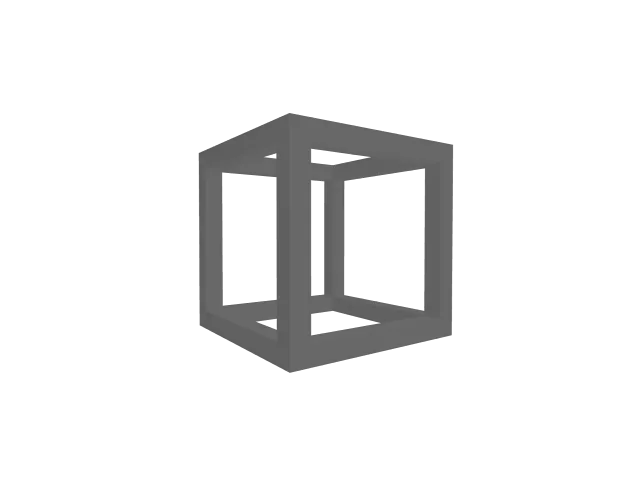 20x20 shelved cube