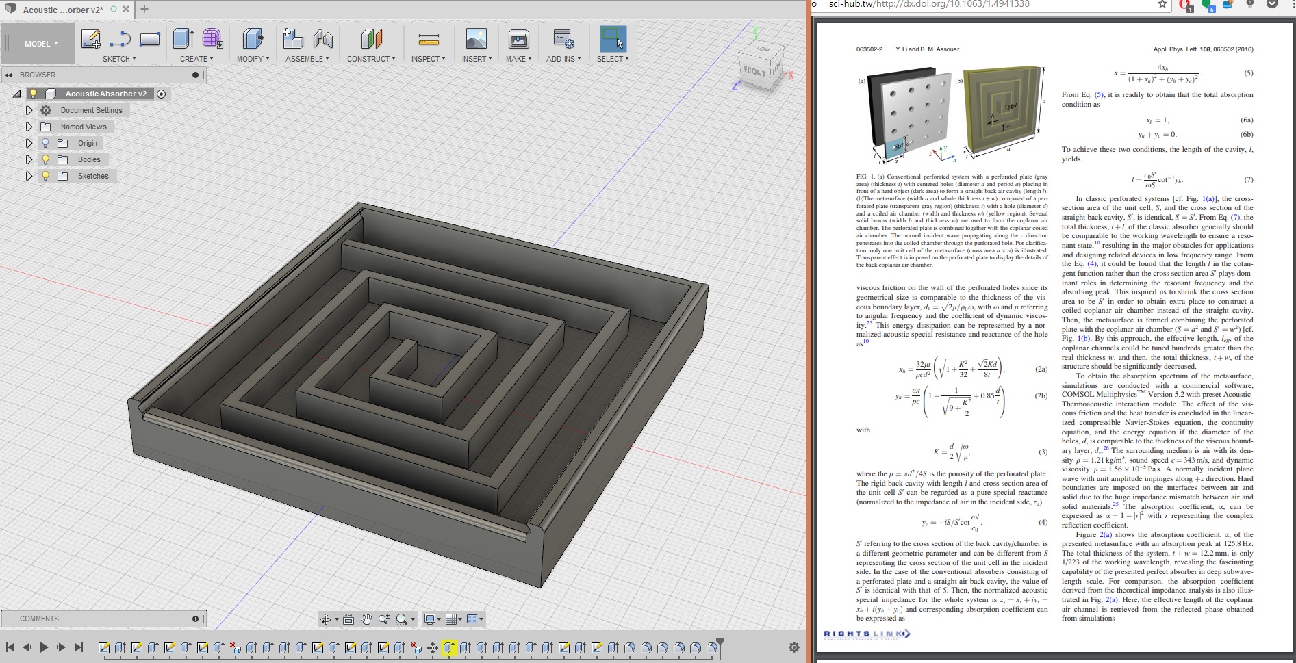 Acoustic Absorber