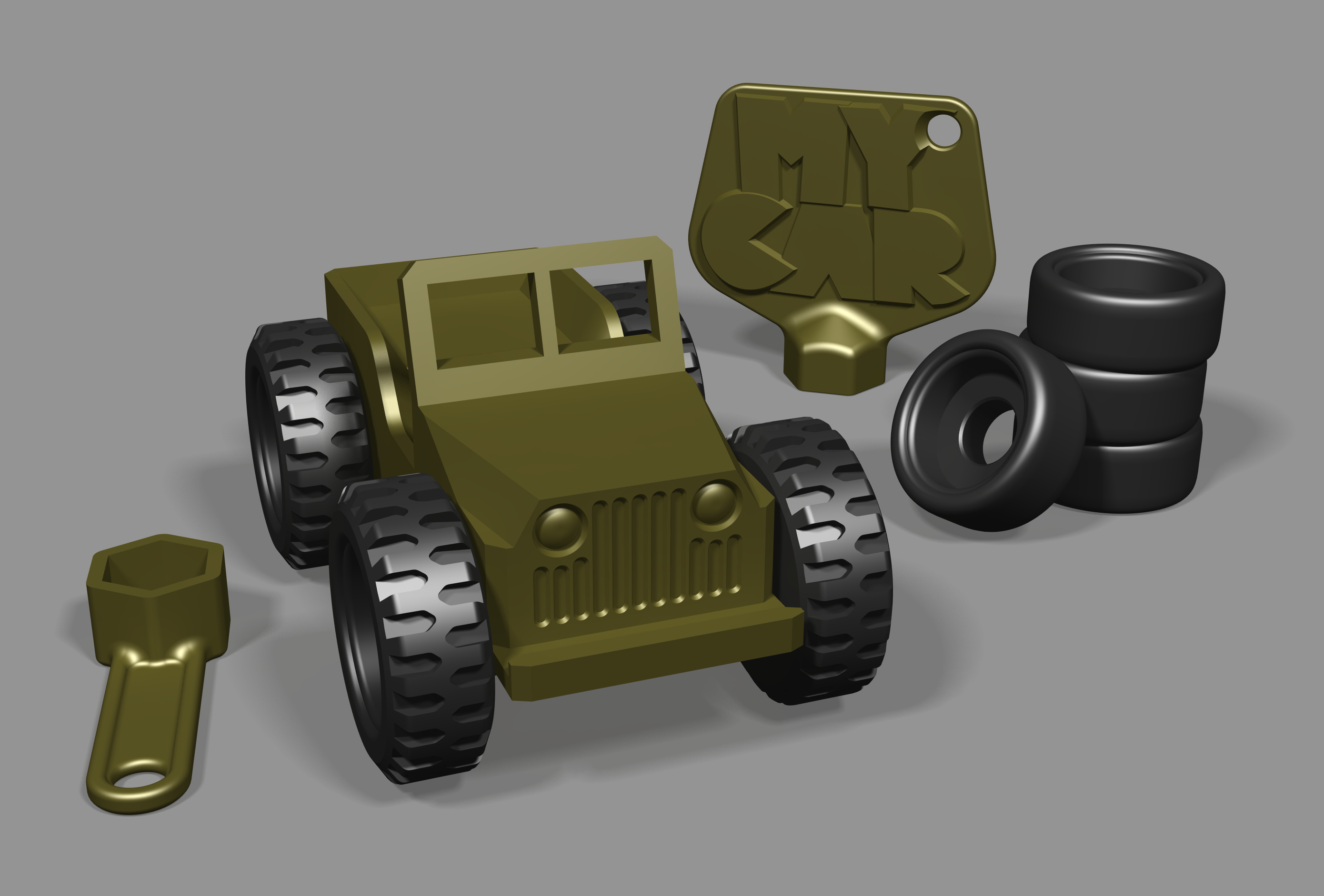 Little pit stop - Jeep Willys
