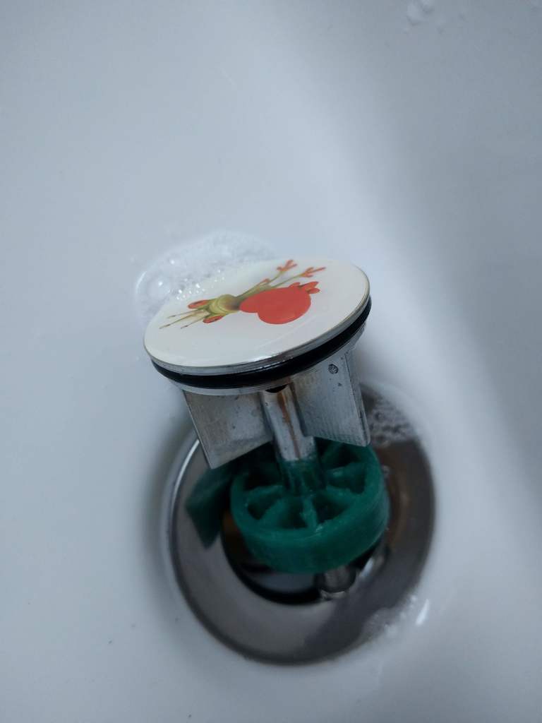 Sink Drain Plug Hair Sieve By Matschi Download Free STL Model 