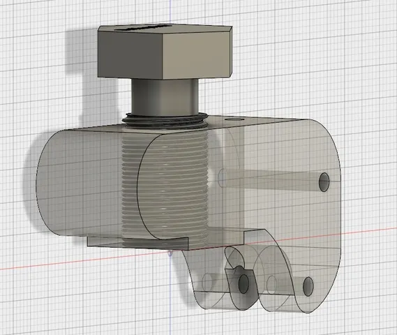 Deltaprintr Extruder Upper Block