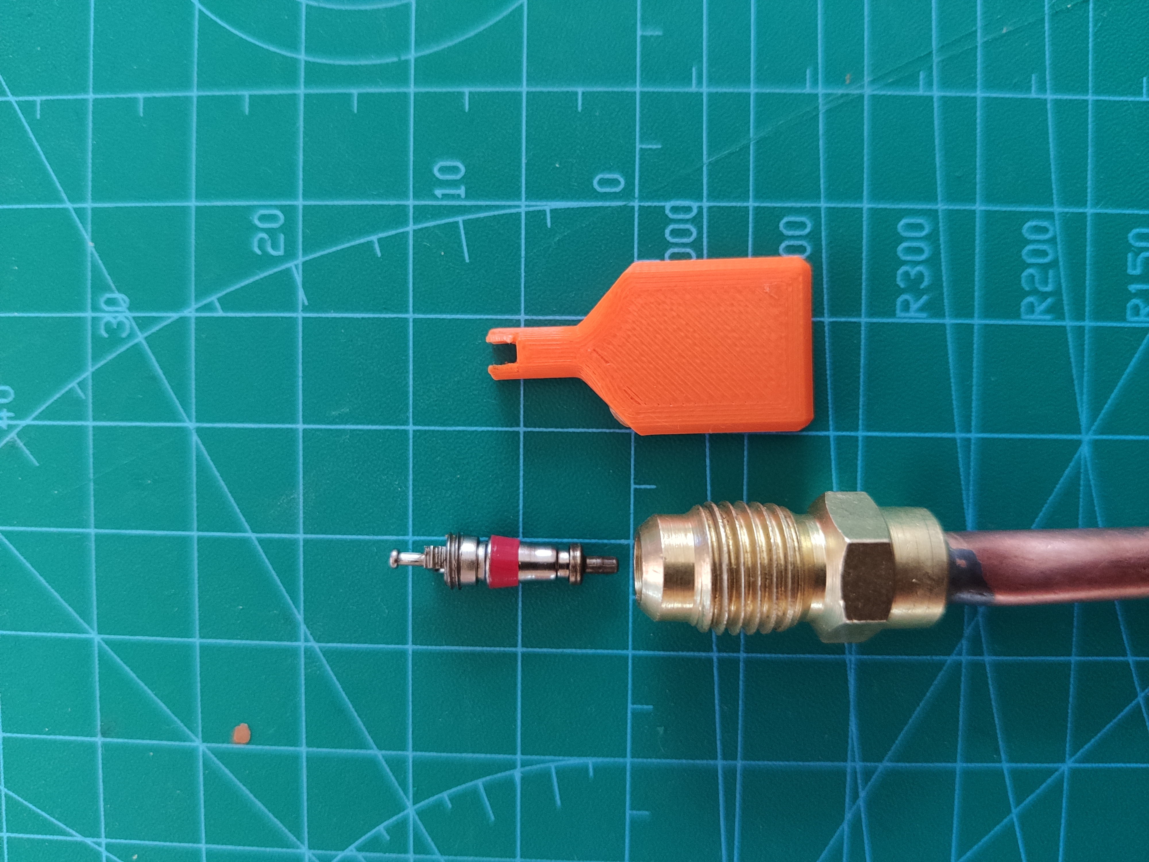 Schrader valve tool